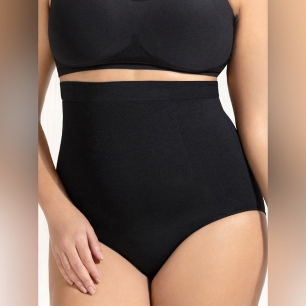 Shapermint Essentials All Day Every Day High-Waisted Shaper Panty BLACK 4X